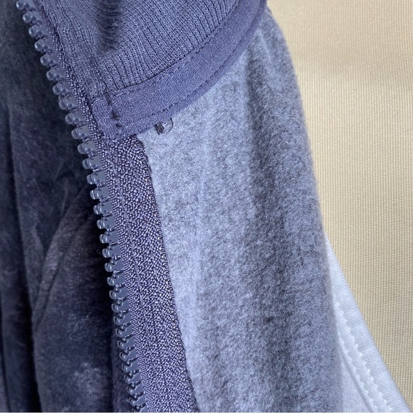 Danskin Grey Marble Zip Up Hooded Sweatshirt - Picture 6 of 11